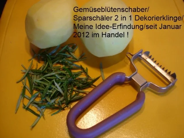 Rezept: Rosmarin-Kartoffelblüten mit Sülze Bild Nr. 3 Rosmarin-Kartoffelblüten mit Sülze - Rezept - Bild Nr. 3