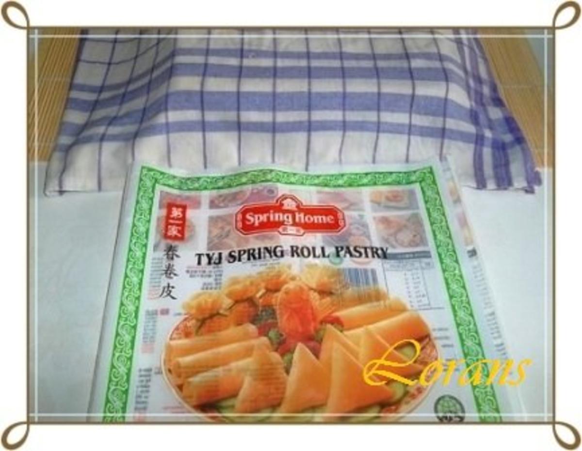 Chinesische Frühlingsrollen mit Hackfleisch - Rezept - Bild Nr. 13
