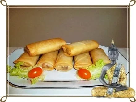 Chinesische Frühlingsrollen mit Hackfleisch - Rezept - Bild Nr. 4