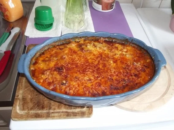 Rezept: Zucchini, Tomate Hackfleischauflauf Bild Nr. 2 Zucchini, Tomate Hackfleischauflauf - Rezept - Bild Nr. 2