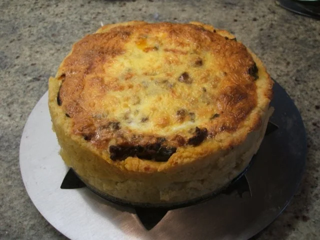 Fleisch: Hackfleisch-Torte mit Gemüse für 16er Tortenform - Rezept