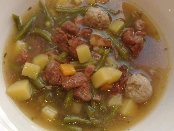 Eintopf von grünen Buschbohnen - Rezept - Bild Nr. 4