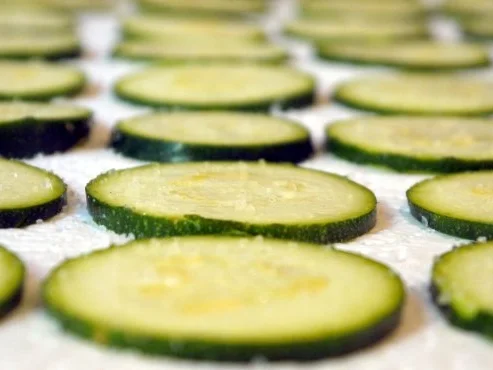 Rezept: Zucchinischeiben in Käsepanade mit Minz-Dip Bild Nr. 7 Zucchinischeiben in Käsepanade mit Minz-Dip - Rezept - Bild Nr. 7