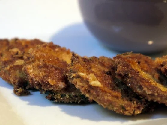 Rezept: Zucchinischeiben in Käsepanade mit Minz-Dip Bild Nr. 17 Zucchinischeiben in Käsepanade mit Minz-Dip - Rezept - Bild Nr. 17