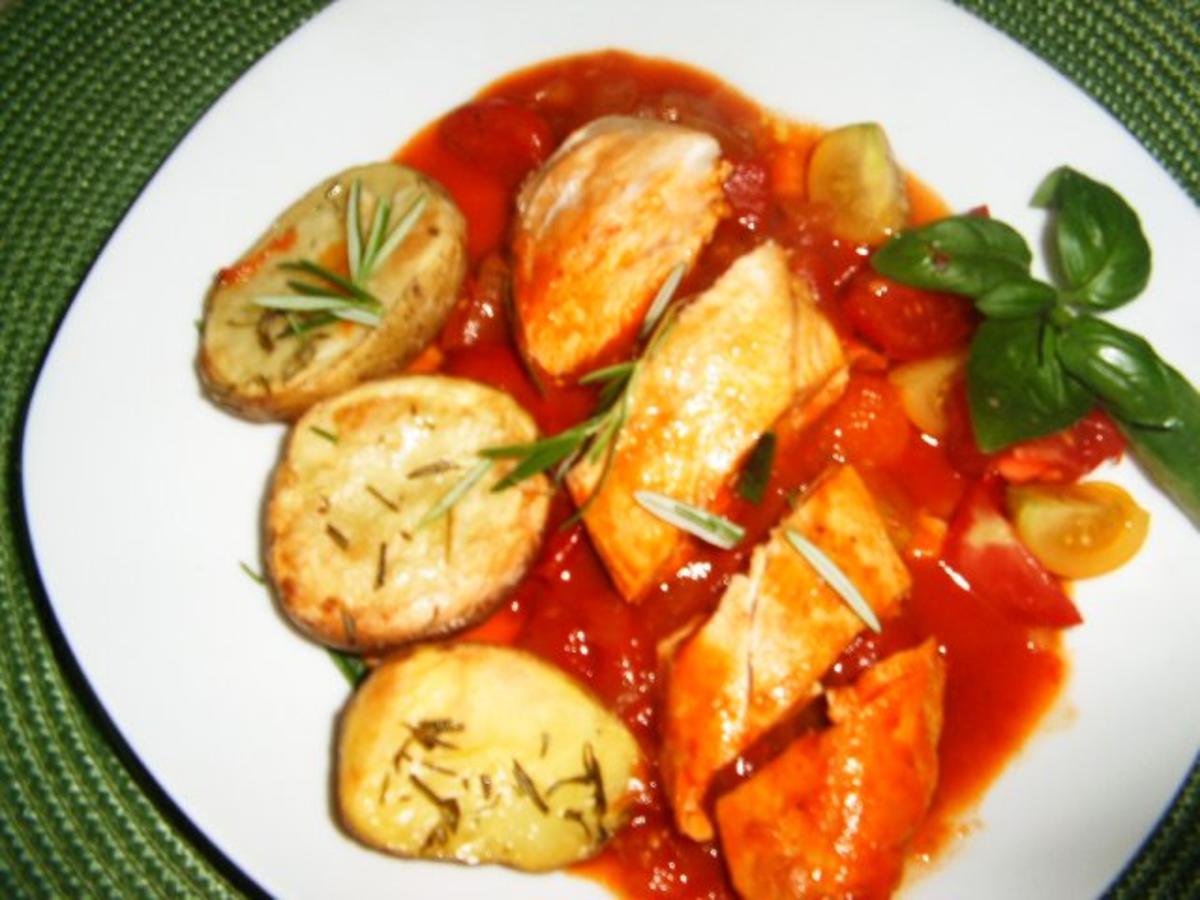 Tomatenhähnchen - Rezept mit Bild - kochbar.de