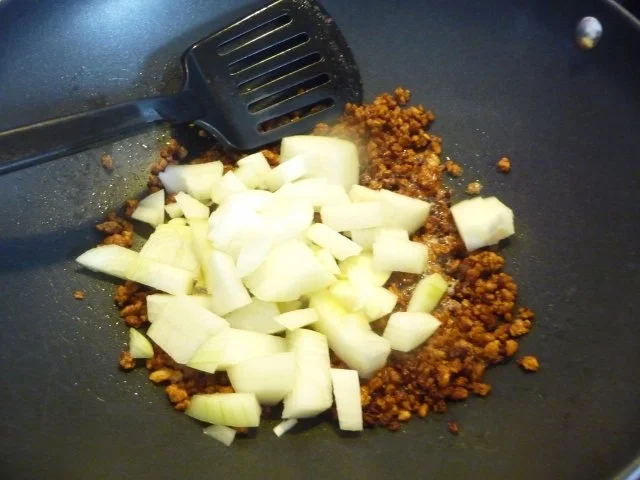 Fleischlos : Krautpfanne mit Salzkartoffeln und Kohlrabi - Rezept - Bild Nr. 5