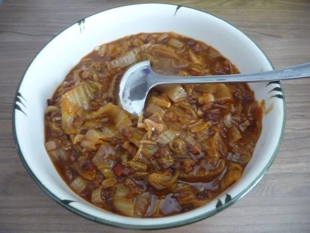 Fleischlos : Krautpfanne mit Salzkartoffeln und Kohlrabi - Rezept - Bild Nr. 13