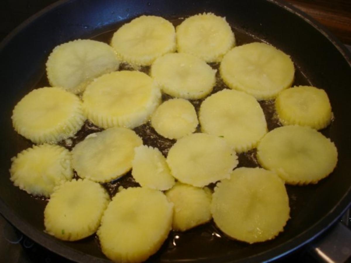 Bratkartoffelblüten mit Sülze - Rezept - Bild Nr. 6