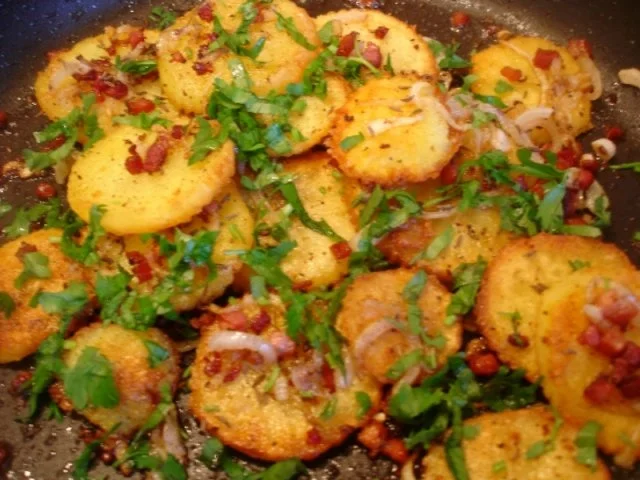 Bratkartoffelblüten mit Sülze - Rezept - Bild Nr. 11