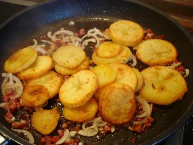 Bratkartoffelblüten mit Sülze - Rezept - Bild Nr. 9