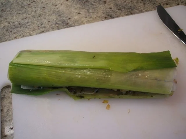 Gemüse: Lauch-Roulade - oder Gefüllter Lauch - Rezept - Bild Nr. 8