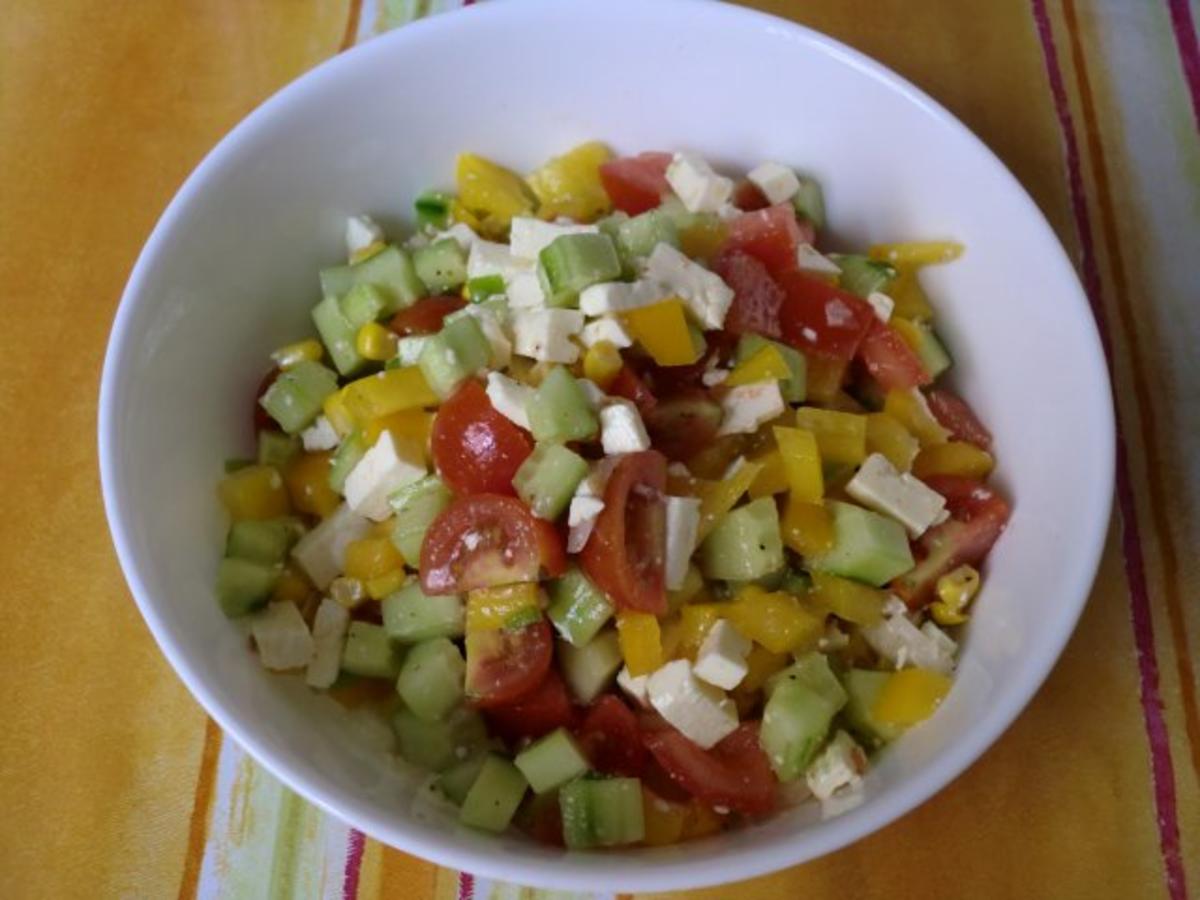 Salat griechischer Art - Rezept
