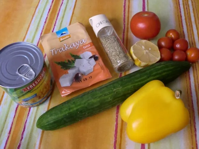 Salat griechischer Art - Rezept - Bild Nr. 2