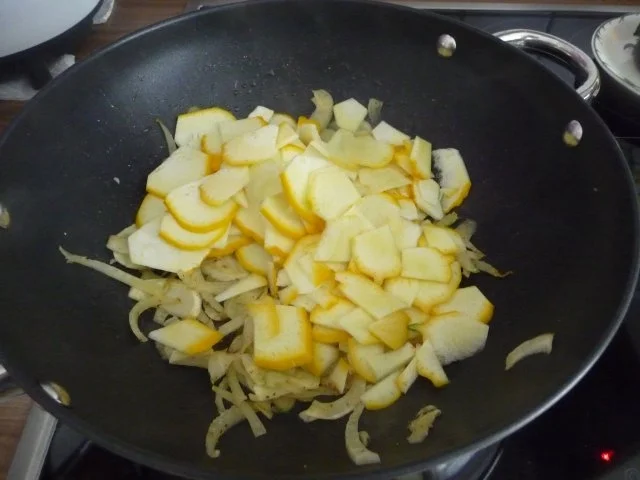 Geflügel : Putenbrust mit Kokos-panade mit Gemüse an Penne - Rezept - Bild Nr. 7