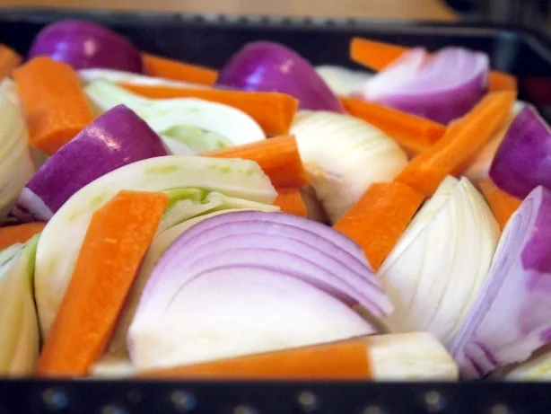 Backofenhuhn mit Pfeffer, Senf und Fenchel - Rezept - Bild Nr. 4