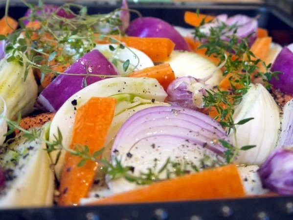 Backofenhuhn mit Pfeffer, Senf und Fenchel - Rezept - Bild Nr. 6