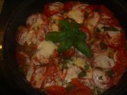 Kartoffel-Tomaten-Mozzarella-Pfanne - Rezept