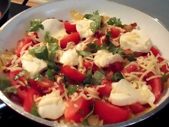 Kartoffel-Tomaten-Mozzarella-Pfanne - Rezept - Bild Nr. 6