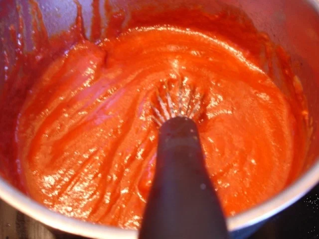 Schweinefiletspieße mit Currysauce und Backofen Pommes frites - Rezept - Bild Nr. 4