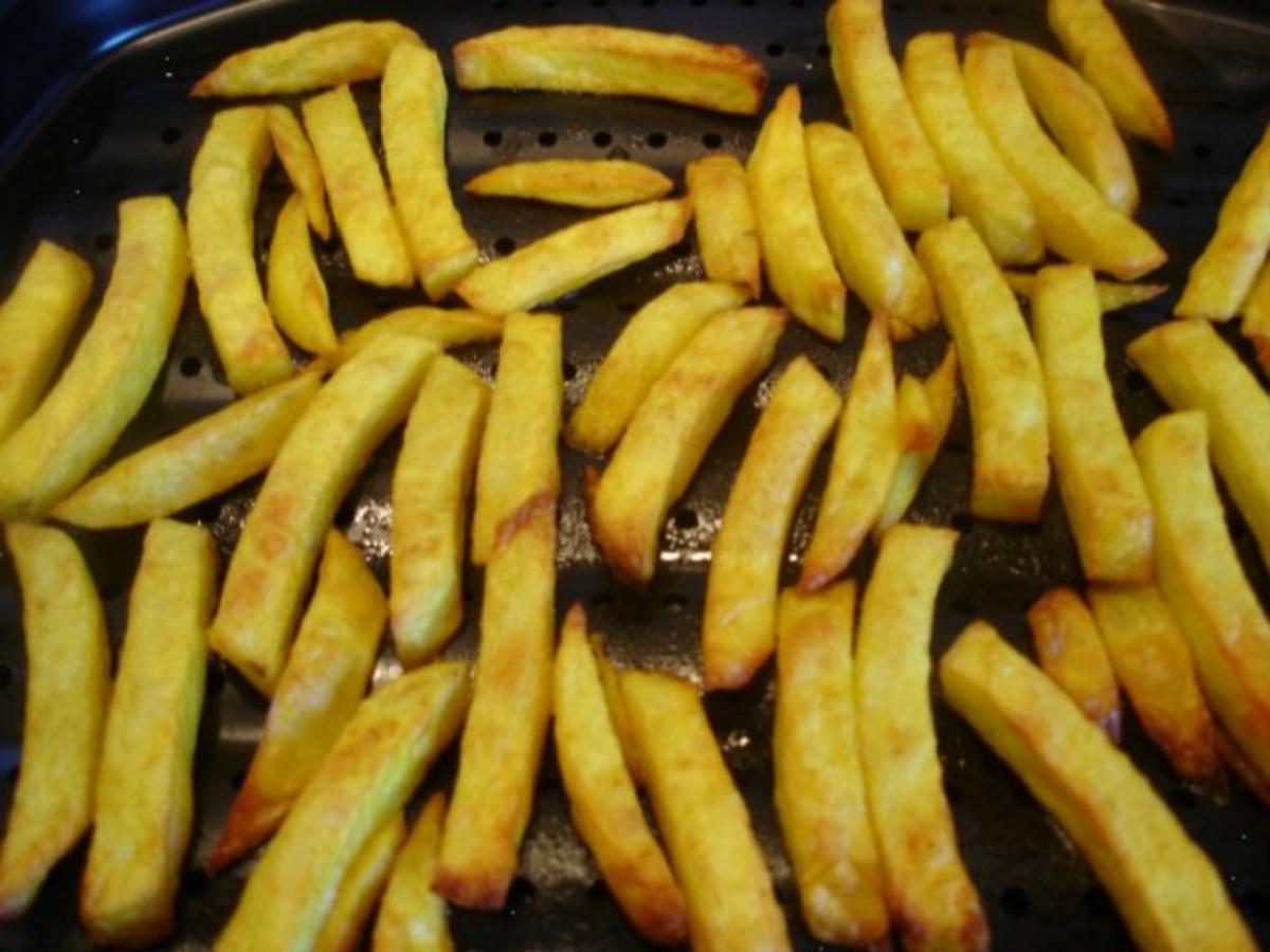 Schweinefiletspieße mit Currysauce und Backofen Pommes frites - Rezept - Bild Nr. 10