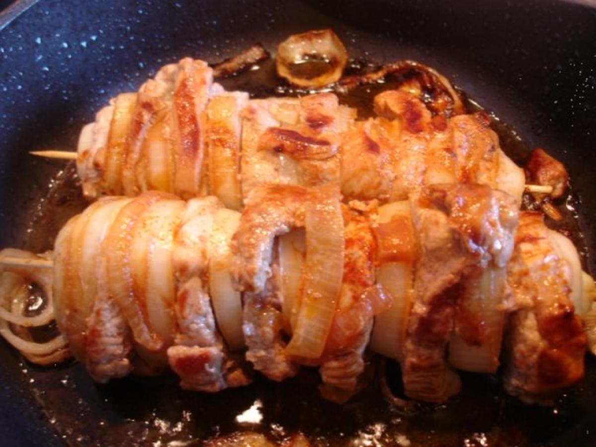 Schweinefiletspieße mit Currysauce und Backofen Pommes frites - Rezept - Bild Nr. 17