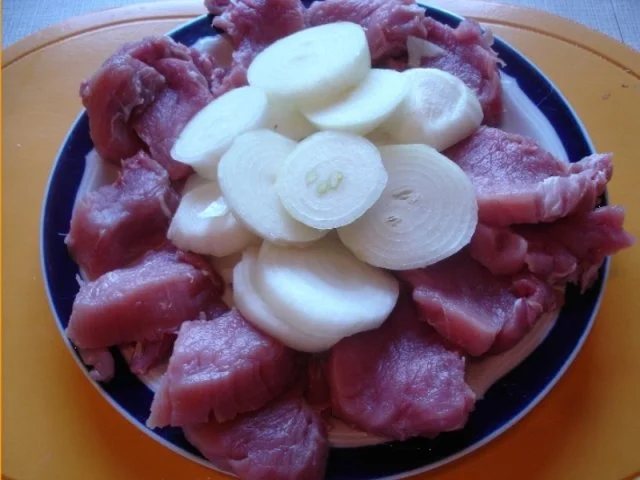 Schweinefiletspieße mit Currysauce und Backofen Pommes frites - Rezept - Bild Nr. 12