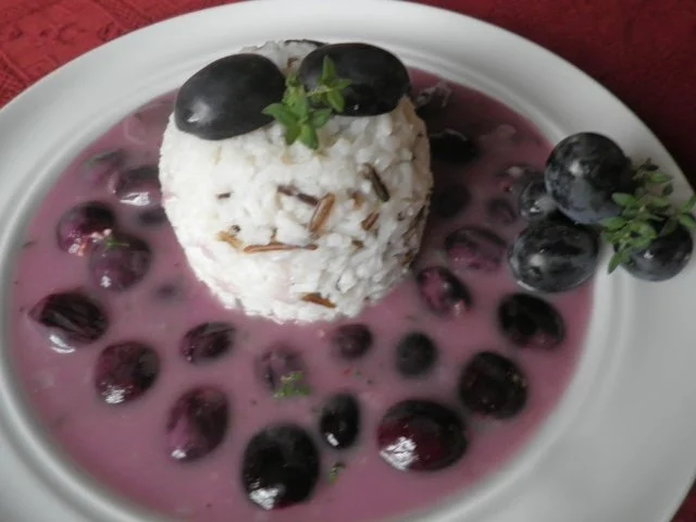 Grappa - Trauben - Sauce an Wildreis - Rezept - Bild Nr. 12