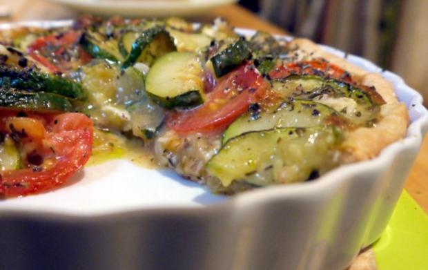 Zucchini-Tarte - Rezept mit Bild - kochbar.de