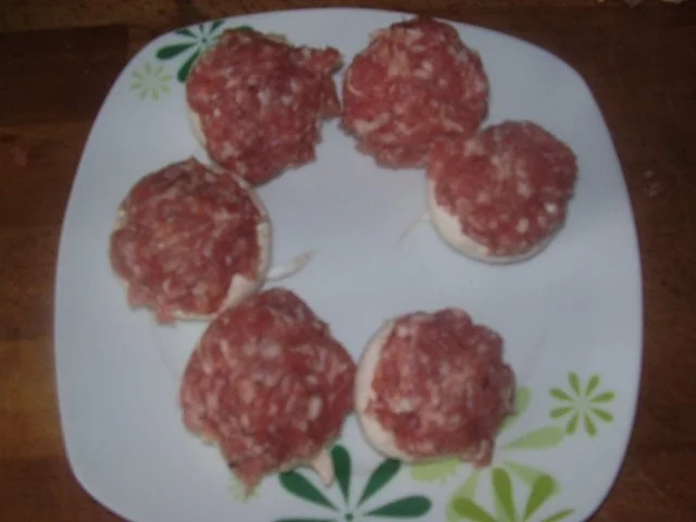 Gefüllte Aubergine und Champignons - Rezept - Bild Nr. 6