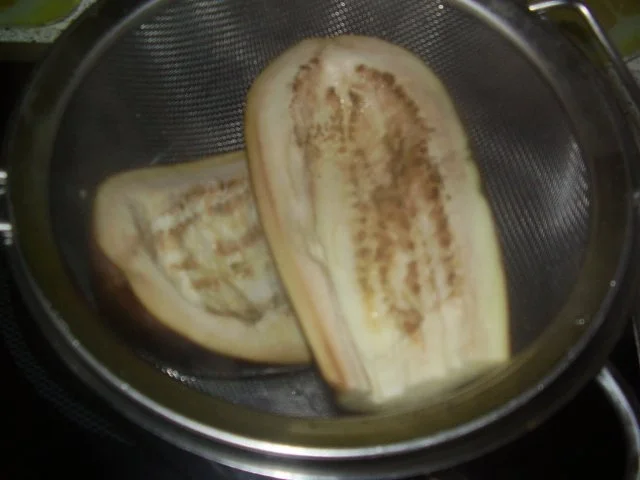 Gefüllte Aubergine und Champignons - Rezept - Bild Nr. 5