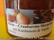 Birnen - Cranberrie Marmelade - Rezept