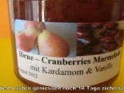 Birnen - Cranberrie Marmelade - Rezept