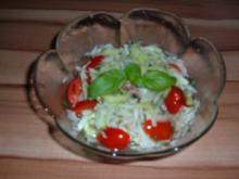 Salat : Gurke - Kohlrabi - Tomate - Rezept - Bild Nr. 2
