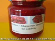 Himbeer - Johannisbeer - Zimtblüten Marmelade - Rezept