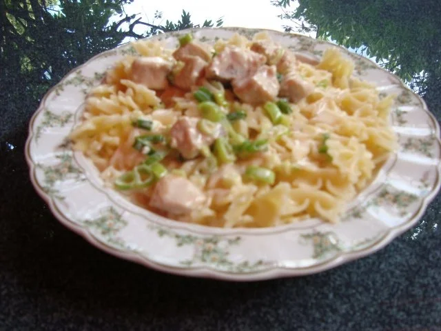 Nudeln mit Wildlachs - Rezept