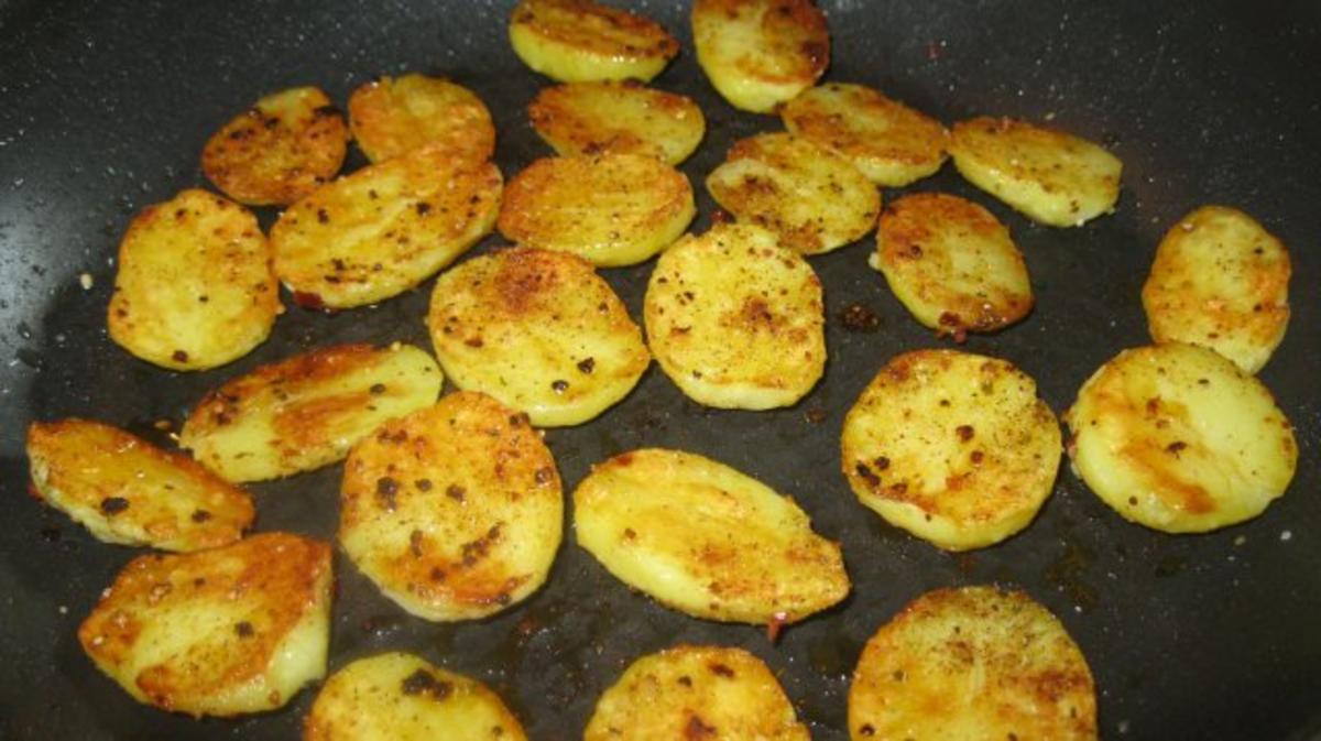 Schwarzer Chili Hahn NT mit Bratkartoffeln - Rezept - Bild Nr. 6