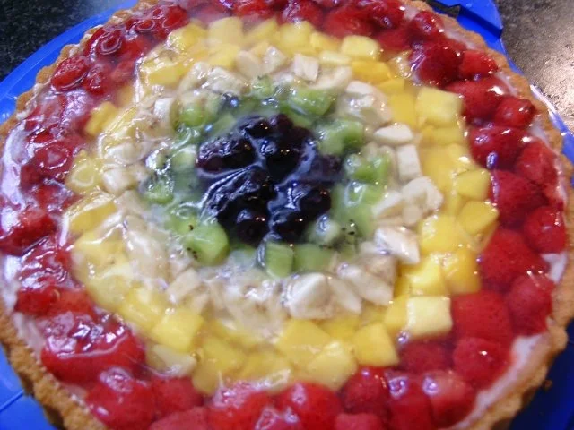 verkehrter Regenbogen-Kuchen - Rezept - Bild Nr. 2