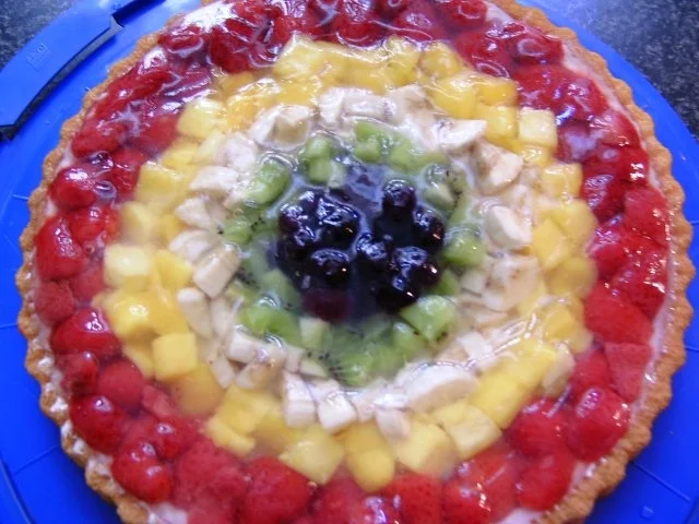 verkehrter Regenbogen-Kuchen - Rezept - Bild Nr. 3