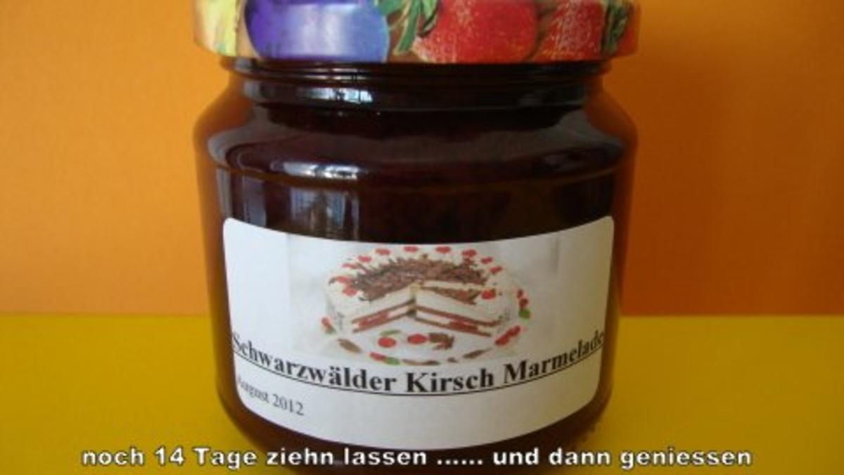 Schwarzwälder Kirsch Marmlade - Rezept