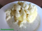 Rezept: Gemüse: BLUMENKOHL an Bêchamelsauce Gemüse: BLUMENKOHL an Bêchamelsauce - Rezept