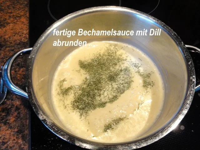 Gemüse:   BLUMENKOHL  an Bêchamelsauce - Rezept - Bild Nr. 5