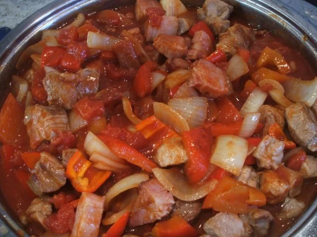 Rezept: Fleisch: Schaschlik ohne Spieße - oder auch Schaschliktopf genannt Bild Nr. 6 Fleisch: Schaschlik ohne Spieße - oder auch Schaschliktopf genannt - Rezept - Bild Nr. 6