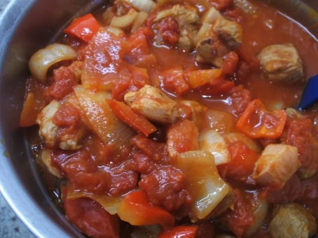 Rezept: Fleisch: Schaschlik ohne Spieße - oder auch Schaschliktopf genannt Fleisch: Schaschlik ohne Spieße - oder auch Schaschliktopf genannt - Rezept