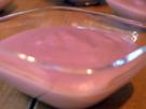 Pudding aus frischen Himbeeren - Rezept