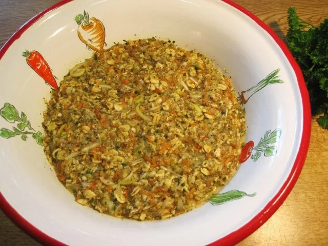 Gemüsebratlinge mit frischem Gemüse - Rezept - Bild Nr. 5