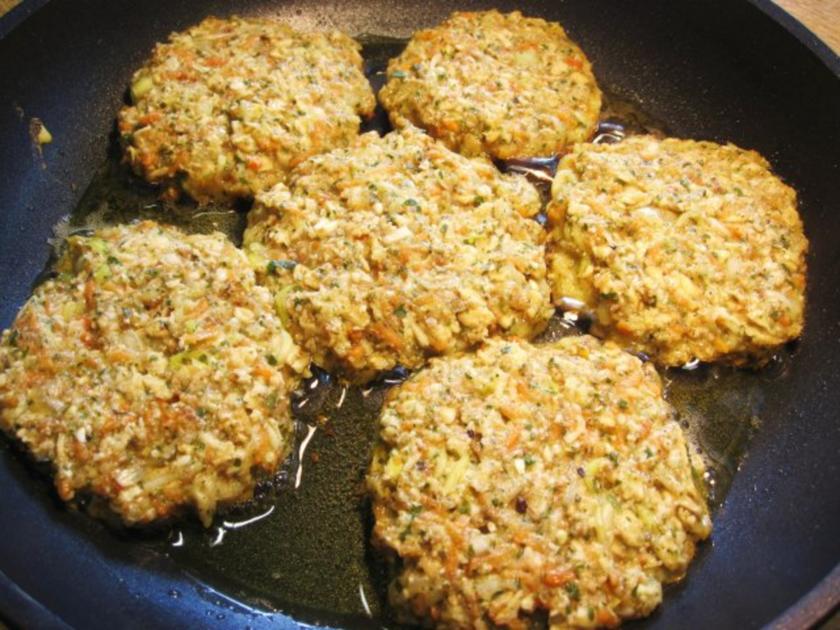 Gemüsebratlinge mit frischem Gemüse - einfach - von mimi