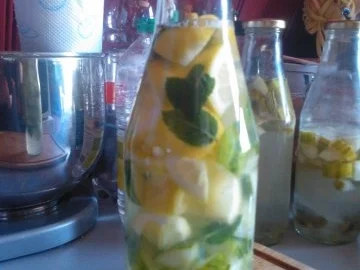 Rezept: Wellness-Cocktail-Drink (gesund und entwaessernd!) Wellness-Cocktail-Drink (gesund und entwaessernd!) - Rezept