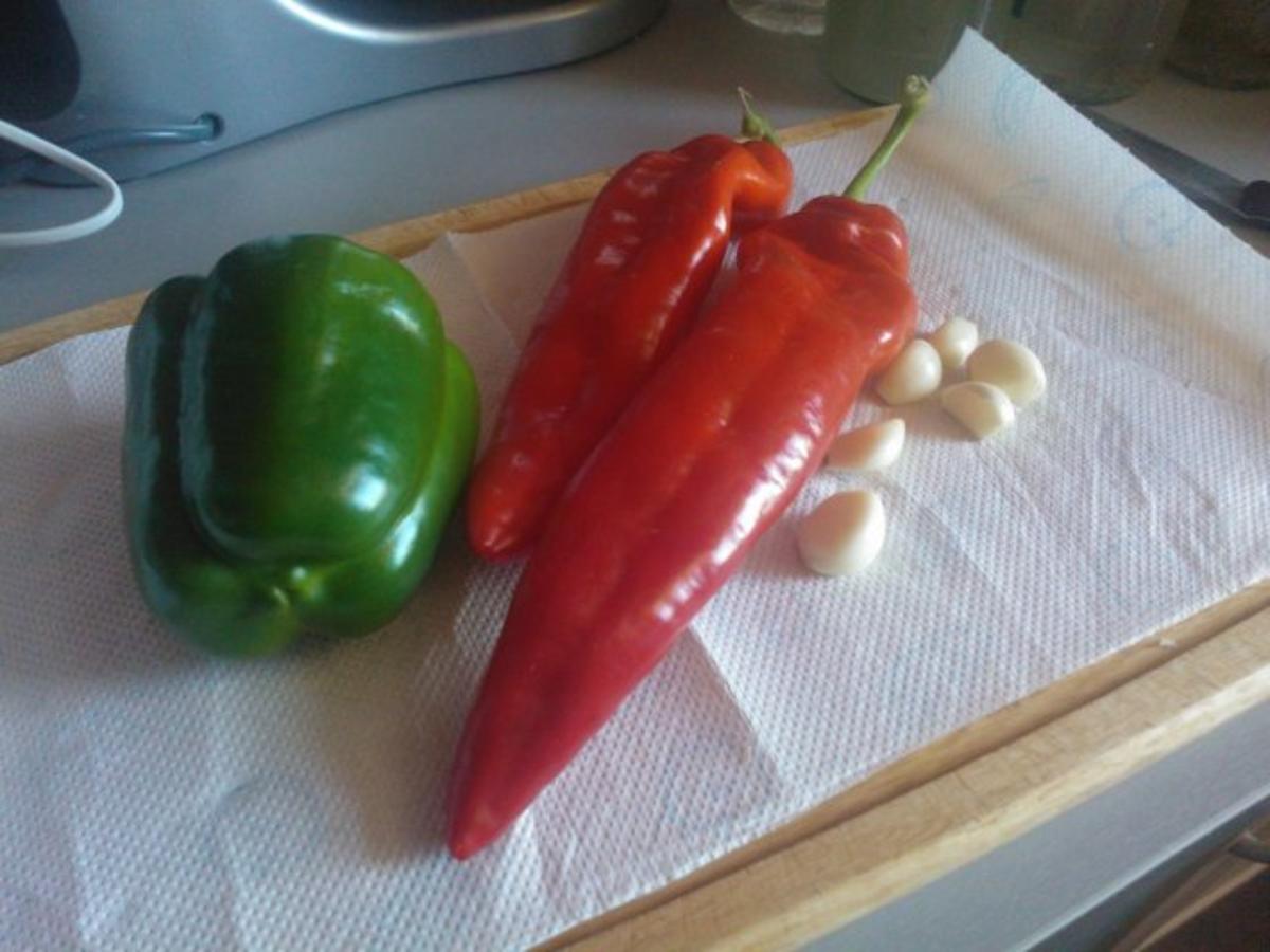 Spitzpaprika Salat mit Olivenoel - einfach - 39 kcal/100g