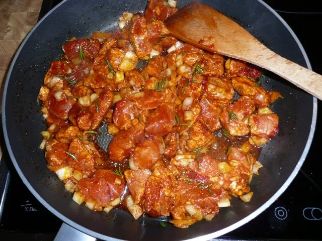 Pfannengericht vom Schwein - Rezept - Bild Nr. 5