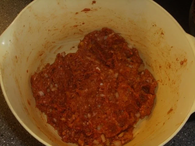 Rezept: Buletten mit Erdnussflips und Schafskäse Bild Nr. 4 Buletten mit Erdnussflips und Schafskäse - Rezept - Bild Nr. 4